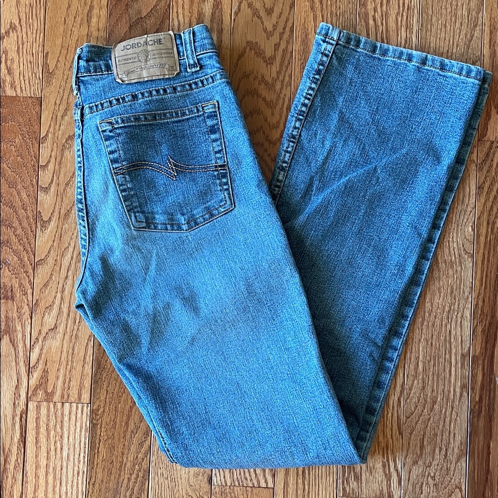 Jordache Ladies Low-Rise Stretch Blue Jeans